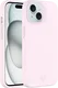 AVY Apple iPhone 15 Hoesje Liquid Silicone met MagSafe Roze afbeelding 11