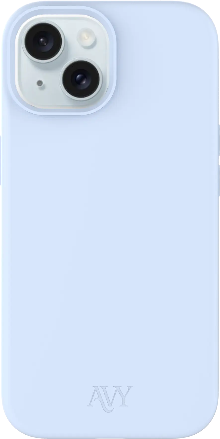 AVY Apple iPhone 15 Hoesje Liquid Silicone met MagSafe Blauw afbeelding 1
