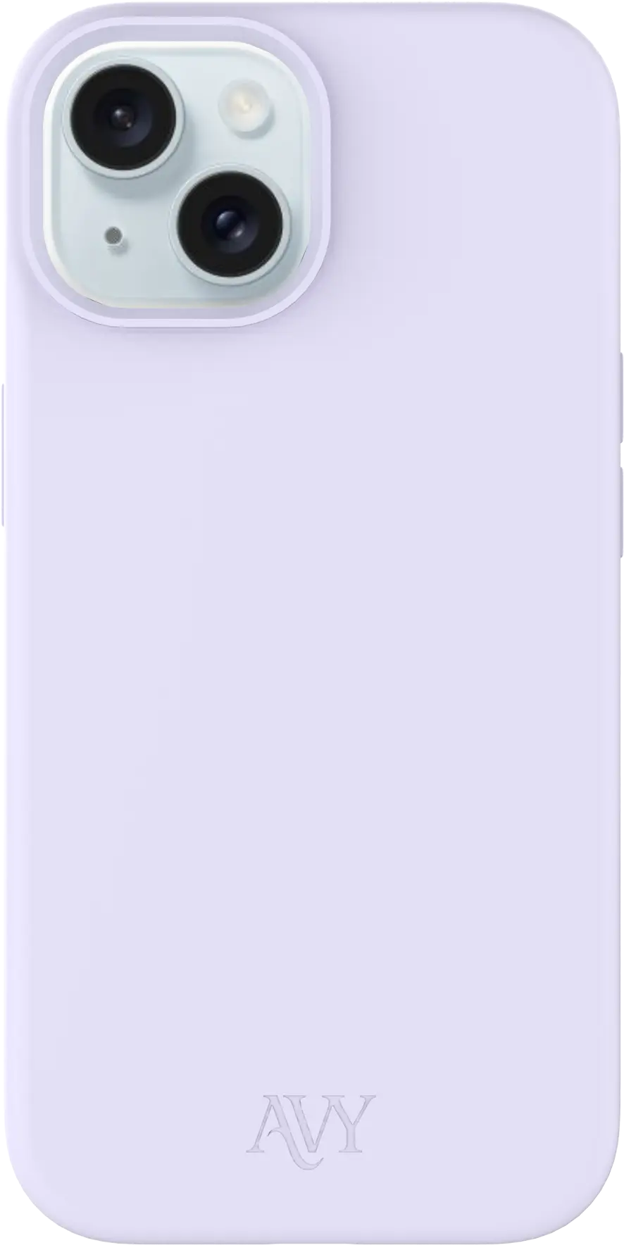 AVY Apple iPhone 15 Hoesje Liquid Silicone met MagSafe Paars afbeelding 1