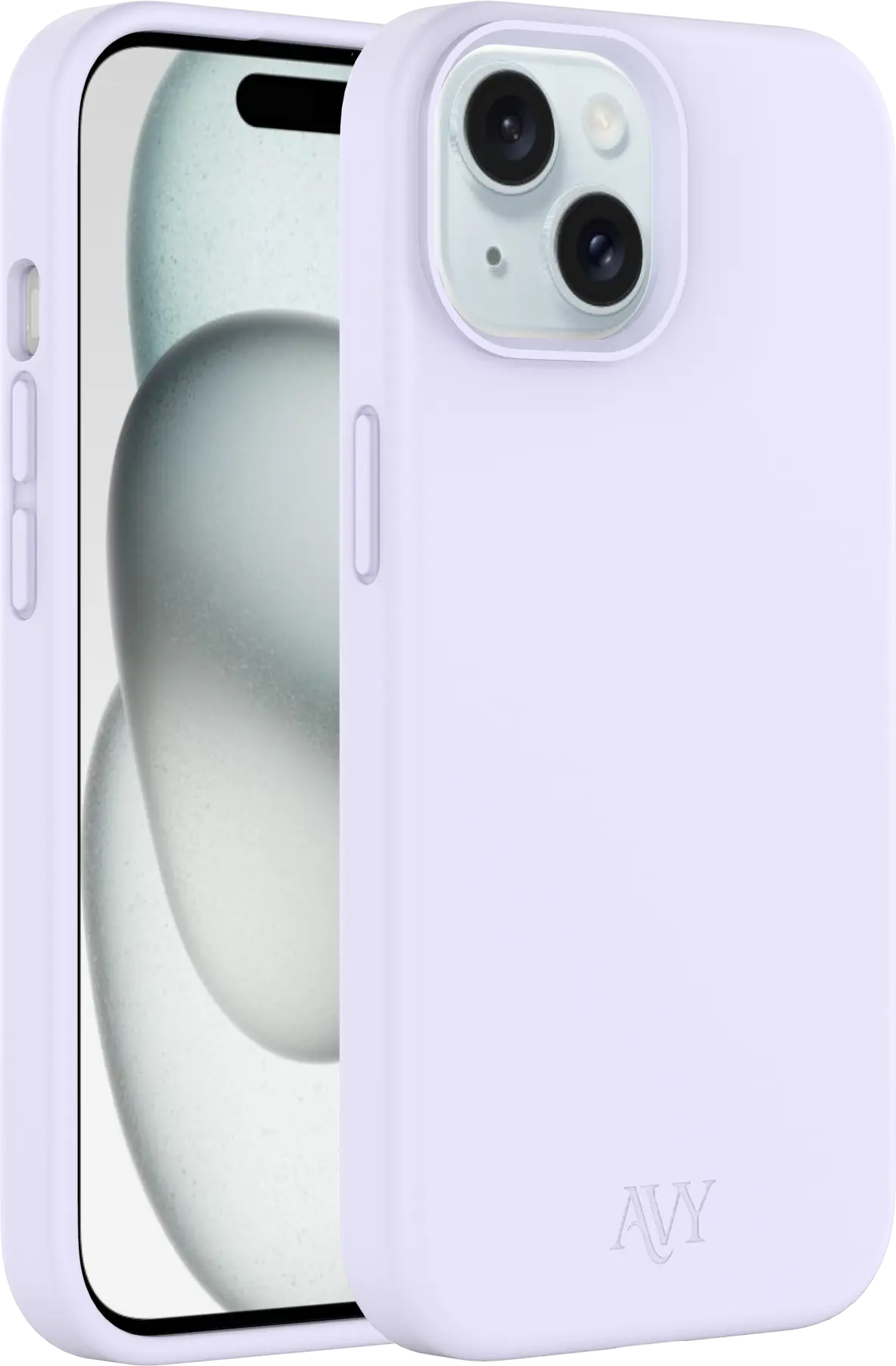 AVY Apple iPhone 15 Hoesje Liquid Silicone met MagSafe Paars afbeelding 11