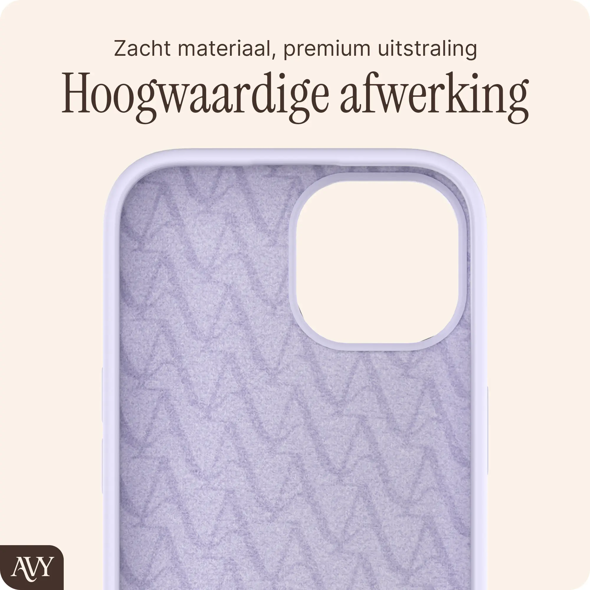 AVY Apple iPhone 15 Hoesje Liquid Silicone met MagSafe Paars afbeelding 10