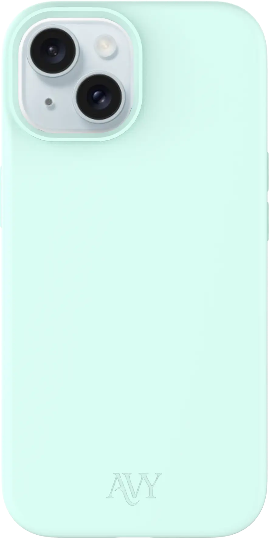 AVY Apple iPhone 15 Hoesje Liquid Silicone met MagSafe Matcha afbeelding 1