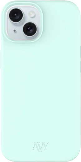 AVY Apple iPhone 15 Hoesje Liquid Silicone met MagSafe Matcha afbeelding 1