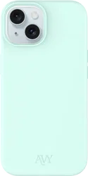 AVY Apple iPhone 15 Hoesje Liquid Silicone met MagSafe Matcha afbeelding