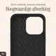 AVY Apple iPhone 15 Pro Hoesje Liquid Silicone met MagSafe Zwart afbeelding 10