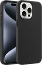 AVY Apple iPhone 15 Pro Hoesje Liquid Silicone met MagSafe Zwart