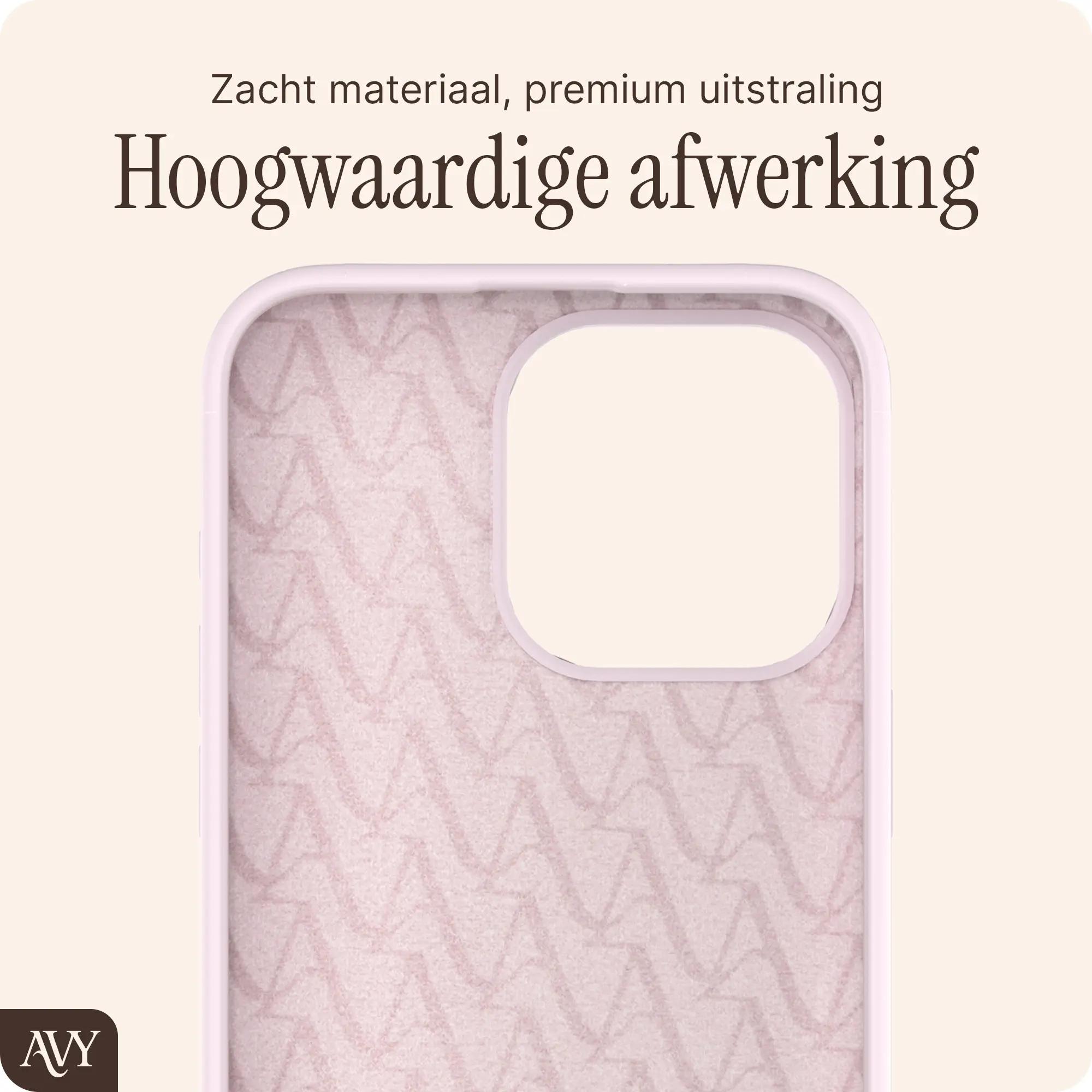 AVY Apple iPhone 15 Pro Hoesje Liquid Silicone met MagSafe Roze afbeelding 10
