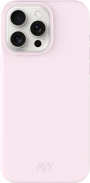 AVY Apple iPhone 15 Pro Hoesje Liquid Silicone met MagSafe Roze