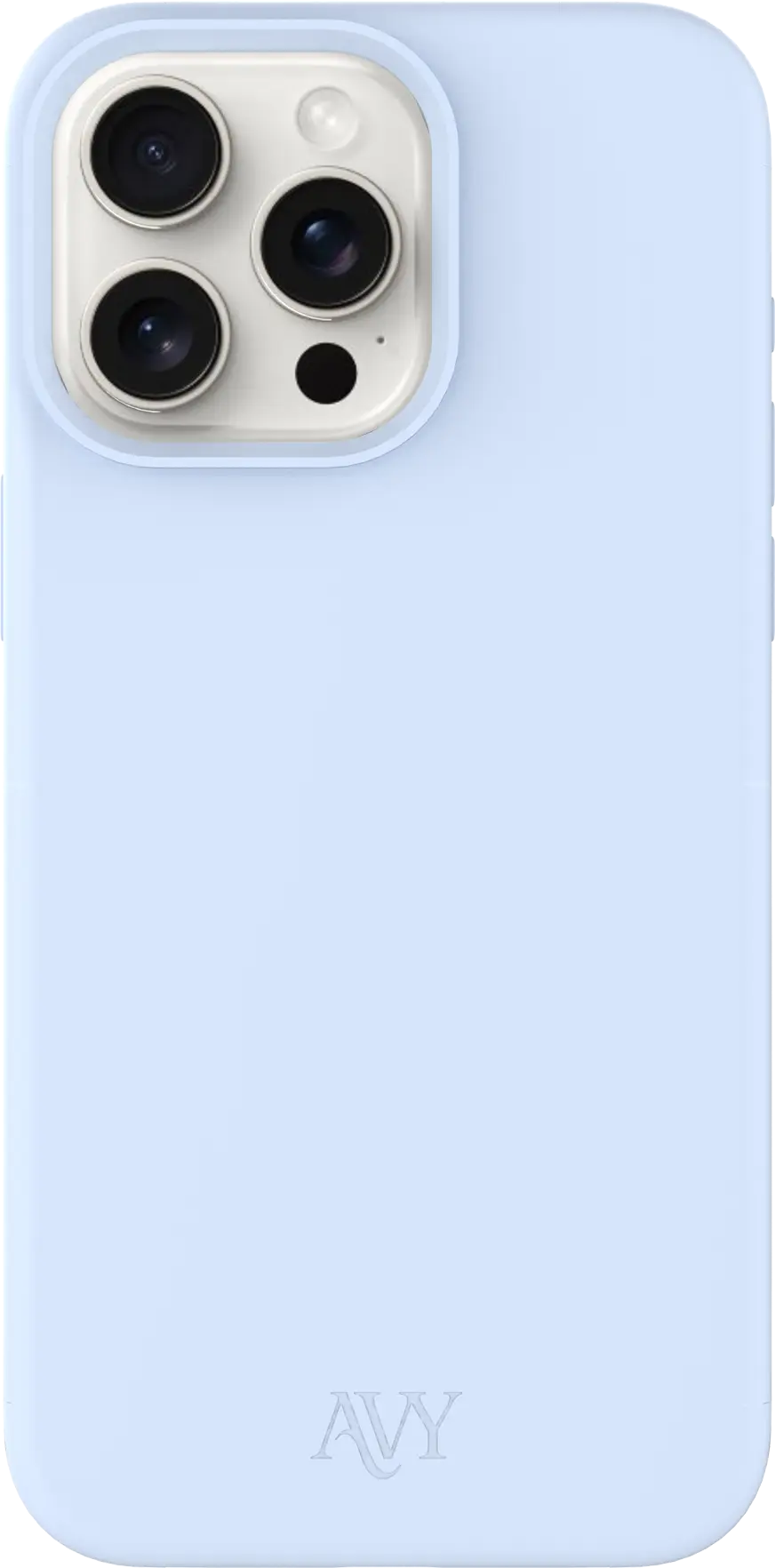 AVY Apple iPhone 15 Pro Hoesje Liquid Silicone met MagSafe Blauw afbeelding 1