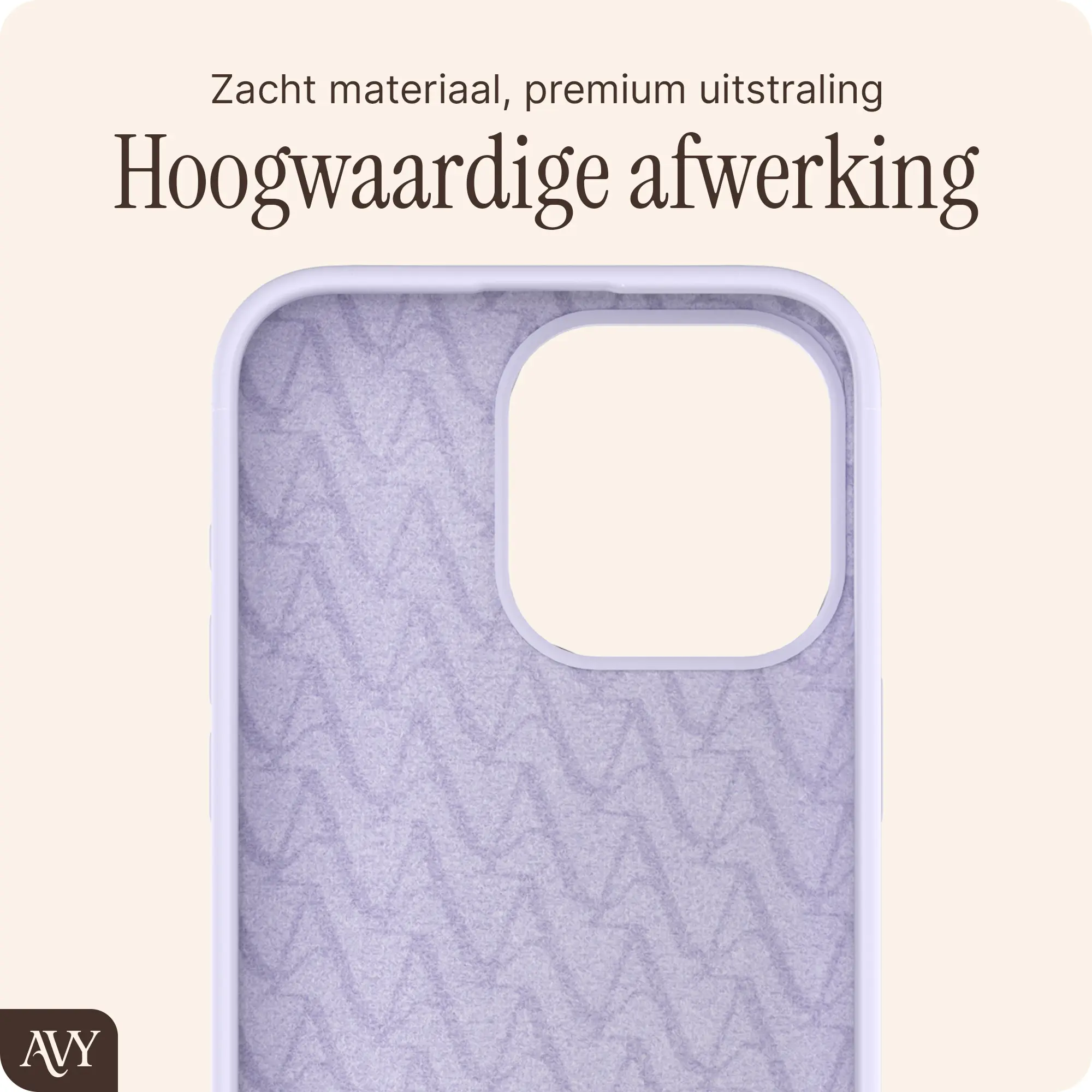 AVY Apple iPhone 15 Pro Hoesje Liquid Silicone met MagSafe Paars afbeelding 10