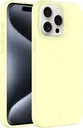 AVY Apple iPhone 15 Pro Hoesje Liquid Silicone met MagSafe Butter Yellow