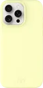 AVY Apple iPhone 15 Pro Hoesje Liquid Silicone met MagSafe Butter Yellow