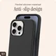 AVY Apple iPhone 15 Pro Max Hoesje Liquid Silicone met MagSafe Zwart afbeelding 7