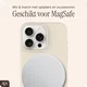 AVY Apple iPhone 15 Pro Max Hoesje Liquid Silicone met MagSafe Biege afbeelding 8
