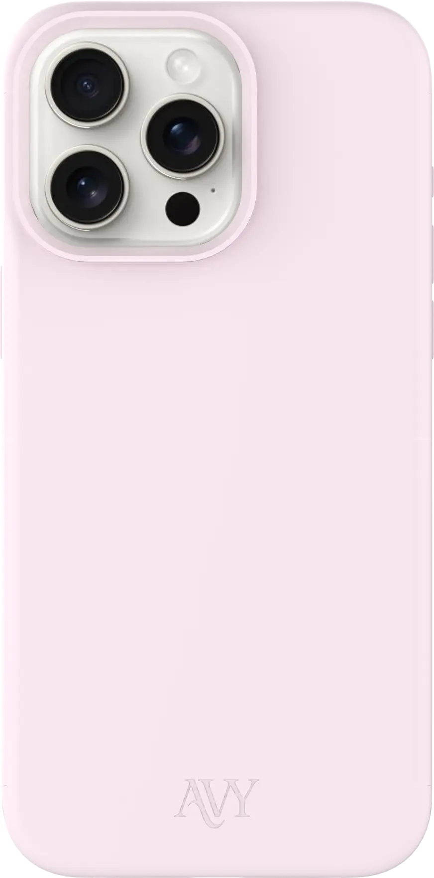 AVY Apple iPhone 15 Pro Max Hoesje Liquid Silicone met MagSafe Roze afbeelding 1