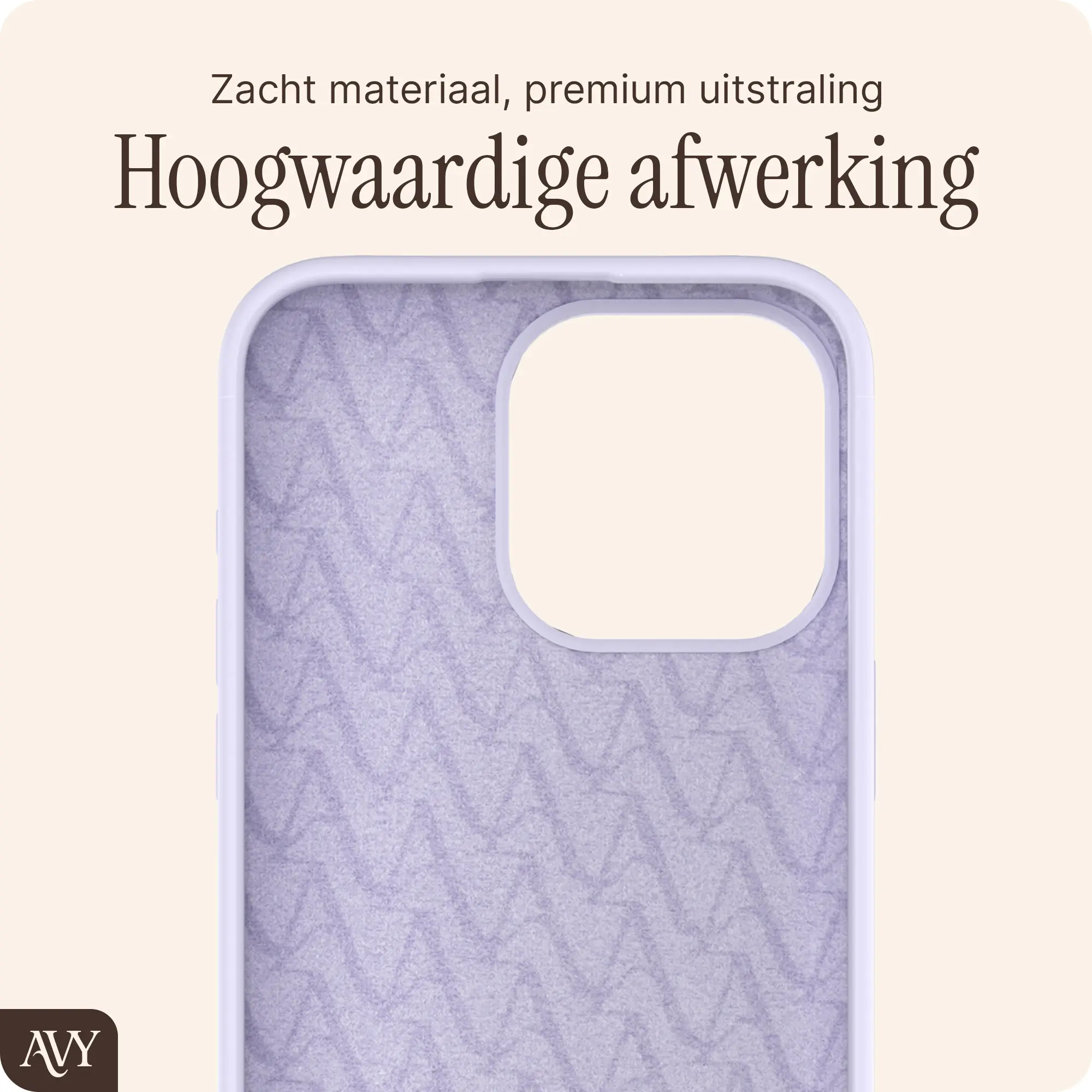 AVY Apple iPhone 15 Pro Max Hoesje Liquid Silicone met MagSafe Paars afbeelding 10