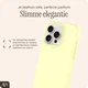 AVY Apple iPhone 15 Pro Max Hoesje Liquid Silicone met MagSafe Butter Yellow afbeelding 9