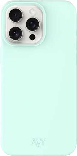 AVY Apple iPhone 15 Pro Max Hoesje Liquid Silicone met MagSafe Matcha afbeelding 1