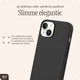 AVY Apple iPhone 14 / 13 Hoesje Liquid Silicone met MagSafe Zwart afbeelding 8