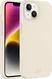 AVY Apple iPhone 14 / 13 Hoesje Liquid Silicone met MagSafe Beige afbeelding 11