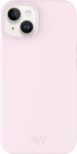 AVY Apple iPhone 14 / 13 Hoesje Liquid Silicone met MagSafe Roze afbeelding 1