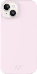 AVY Apple iPhone 14 / 13 Hoesje Liquid Silicone met MagSafe Roze afbeelding