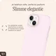 AVY Apple iPhone 14 / 13 Hoesje Liquid Silicone met MagSafe Roze afbeelding 8