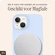 AVY Apple iPhone 14 / 13 Hoesje Liquid Silicone met MagSafe Blauw afbeelding 7