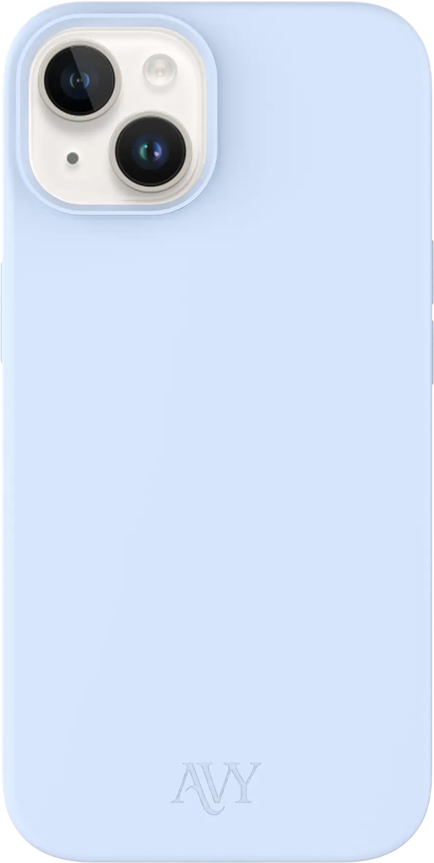 AVY Apple iPhone 14 / 13 Hoesje Liquid Silicone met MagSafe Blauw afbeelding 1