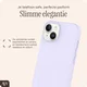 AVY Apple iPhone 14 / 13 Hoesje Liquid Silicone met MagSafe Paars afbeelding 8