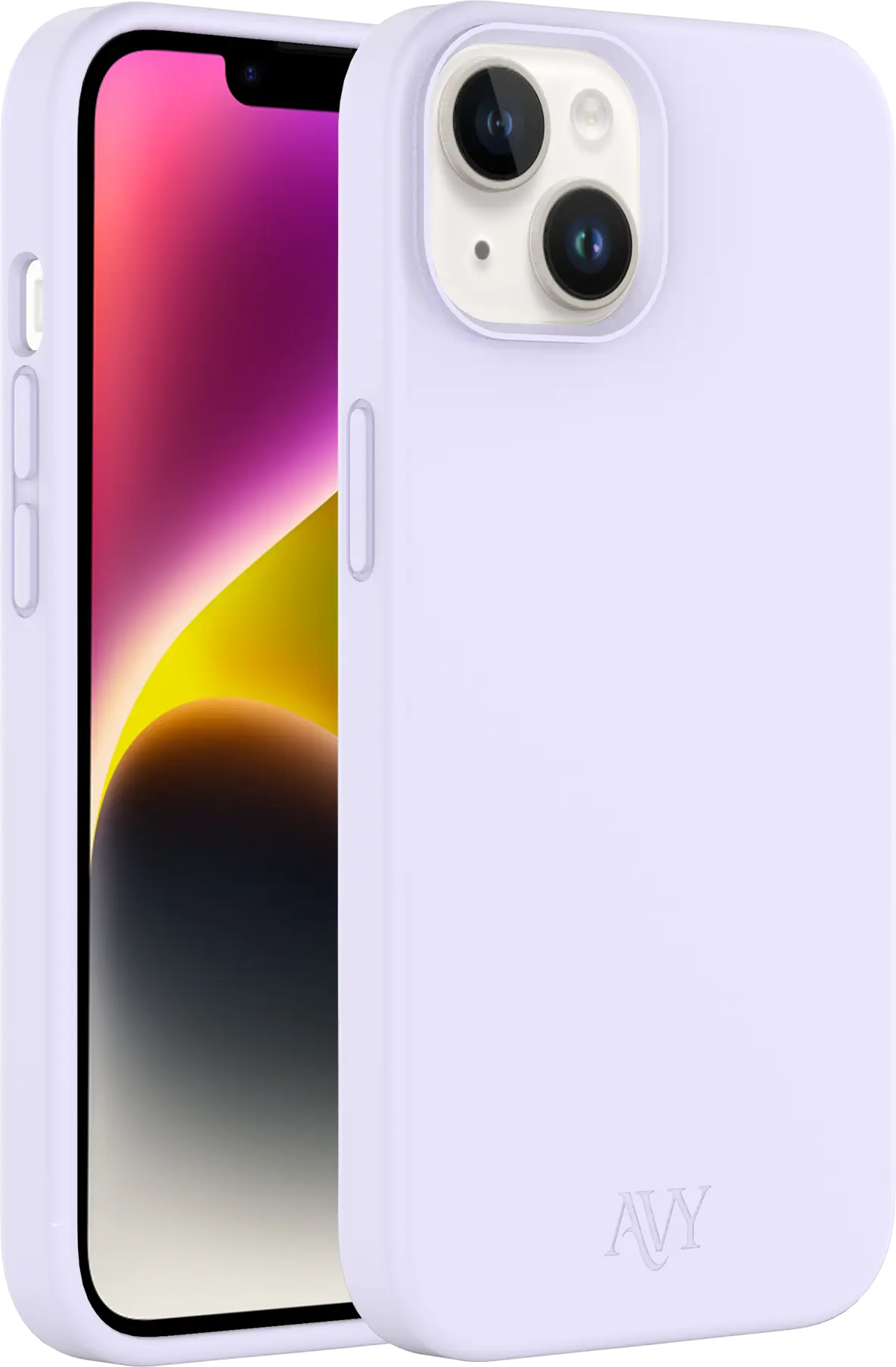 AVY Apple iPhone 14 / 13 Hoesje Liquid Silicone met MagSafe Paars afbeelding 10