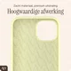 AVY Apple iPhone 14 / 13 Hoesje Liquid Silicone met MagSafe Butter Yellow afbeelding 9