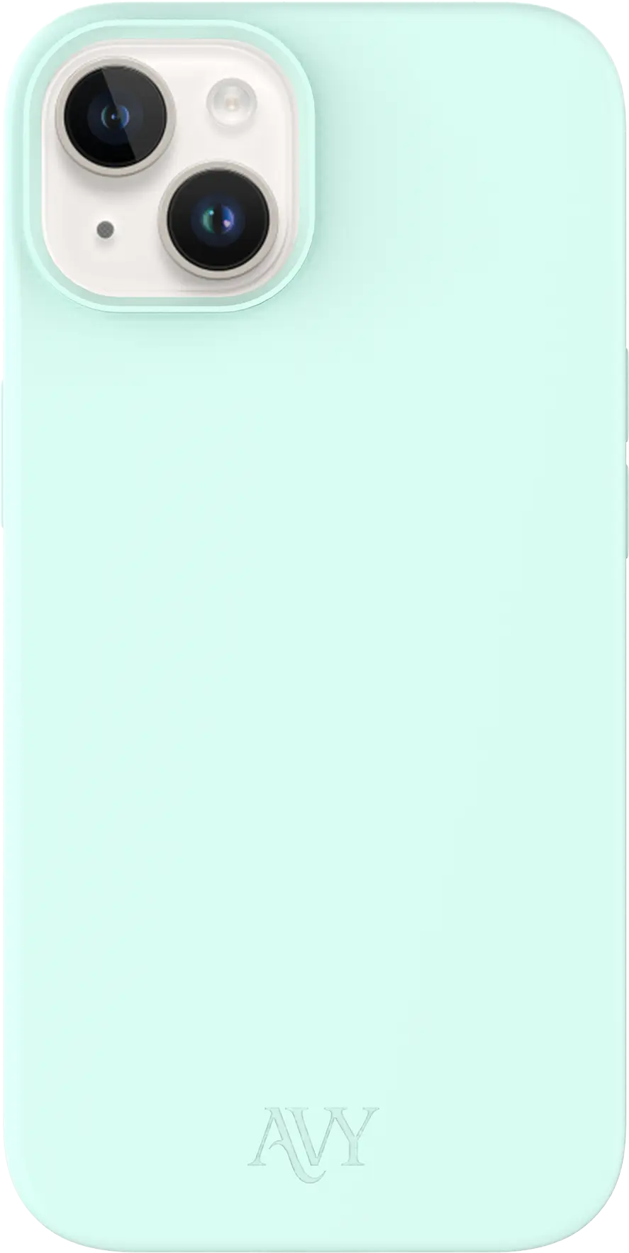AVY Apple iPhone 14 / 13 Hoesje Liquid Silicone met MagSafe Matcha afbeelding 1