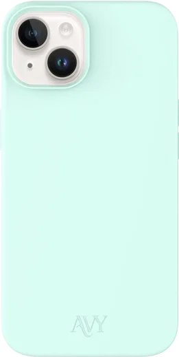 AVY Apple iPhone 14 / 13 Hoesje Liquid Silicone met MagSafe Matcha afbeelding 1