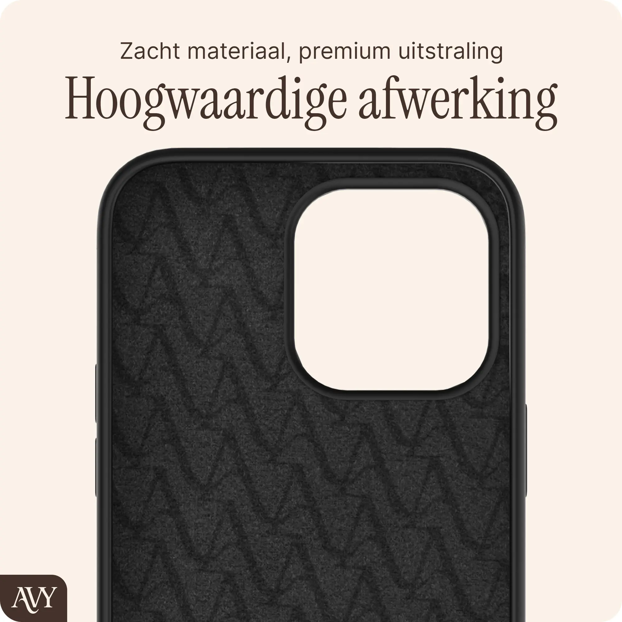 AVY Apple iPhone 14 Pro Hoesje Liquid Silicone met MagSafe Zwart afbeelding 10