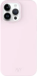 AVY Apple iPhone 14 Pro Hoesje Liquid Silicone met MagSafe Roze afbeelding