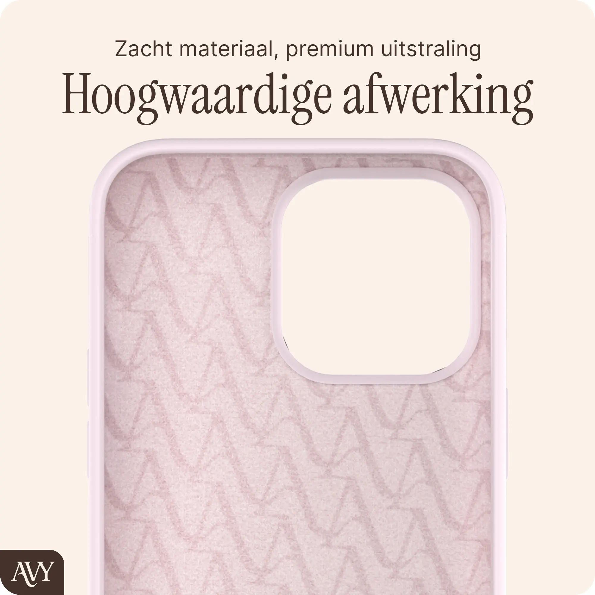 AVY Apple iPhone 14 Pro Hoesje Liquid Silicone met MagSafe Roze afbeelding 10