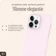 AVY Apple iPhone 14 Pro Hoesje Liquid Silicone met MagSafe Roze afbeelding 9