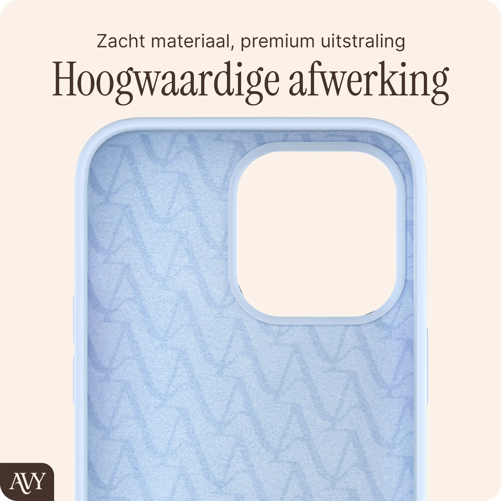 AVY Apple iPhone 14 Pro Hoesje Liquid Silicone met MagSafe Blauw afbeelding 10