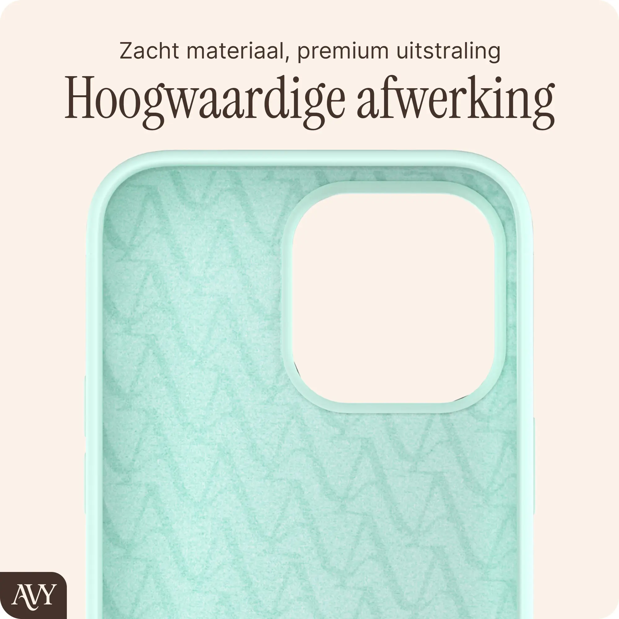 AVY Apple iPhone 14 Pro Hoesje Liquid Silicone met MagSafe Matcha afbeelding 10