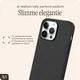 AVY Apple iPhone 14 Pro Max Hoesje Liquid Silicone met MagSafe Zwart afbeelding 9