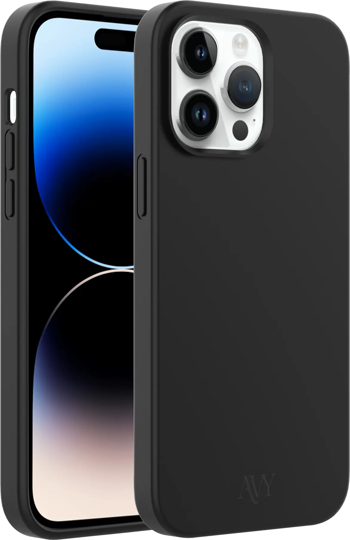 AVY Apple iPhone 14 Pro Max Hoesje Liquid Silicone met MagSafe Zwart afbeelding 11