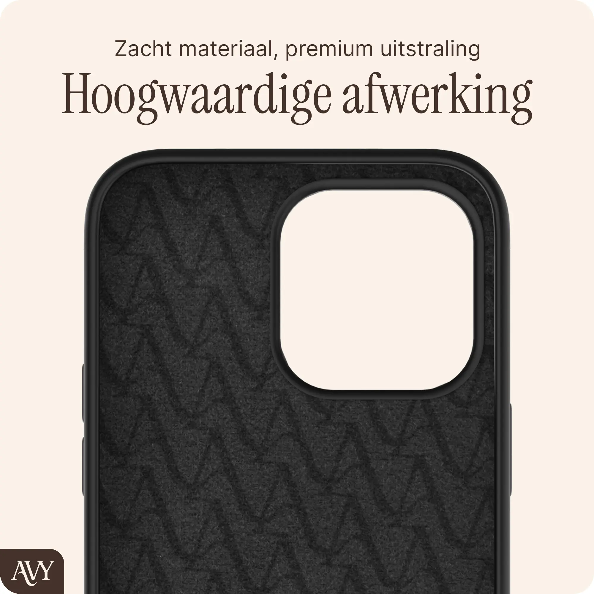 AVY Apple iPhone 14 Pro Max Hoesje Liquid Silicone met MagSafe Zwart afbeelding 10