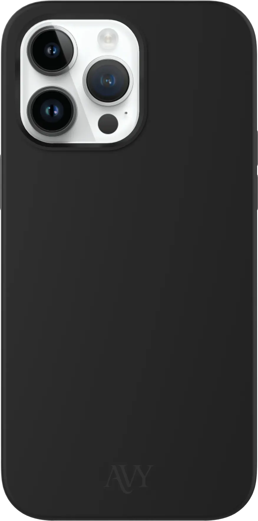 AVY Apple iPhone 14 Pro Max Hoesje Liquid Silicone met MagSafe Zwart afbeelding 1
