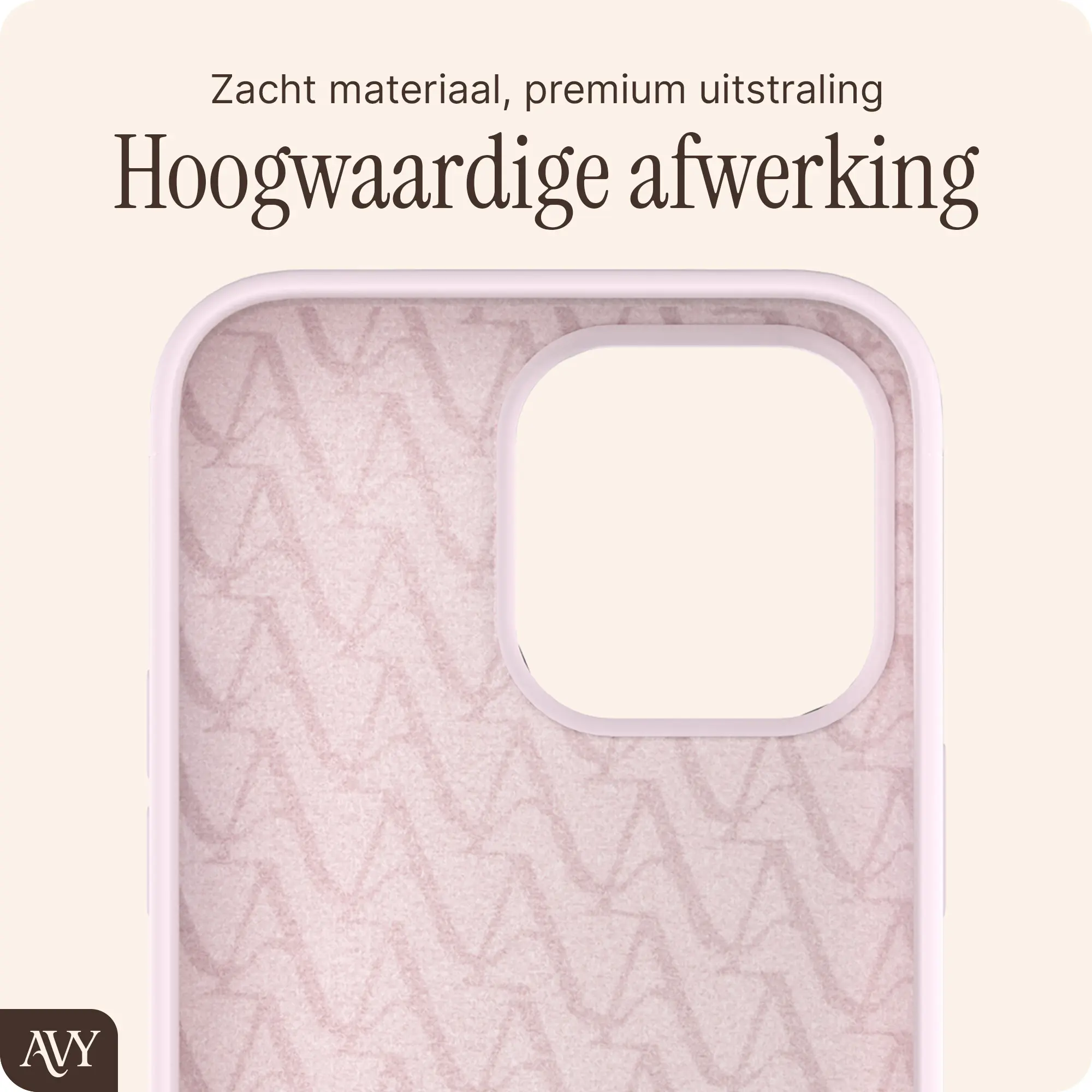 AVY Apple iPhone 14 Pro Max Hoesje Liquid Silicone met MagSafe Roze afbeelding 10
