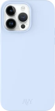 AVY Apple iPhone 14 Pro Max Hoesje Liquid Silicone met MagSafe Blauw