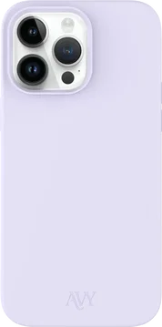 AVY Apple iPhone 14 Pro Max Hoesje Liquid Silicone met MagSafe Paars