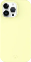 AVY Apple iPhone 14 Pro Max Hoesje Liquid Silicone met MagSafe Butter Yellow afbeelding