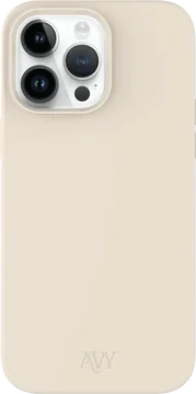 AVY Apple iPhone 13 Pro Hoesje Liquid Silicone met MagSafe Beige
