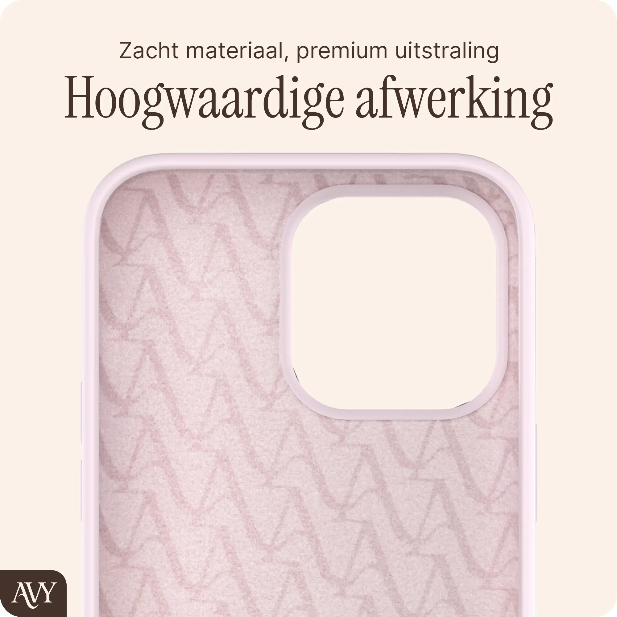 AVY Apple iPhone 13 Pro Hoesje Liquid Silicone met MagSafe Roze afbeelding 10